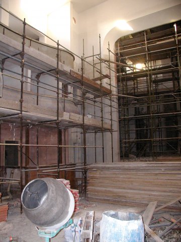 Lavori di restauro