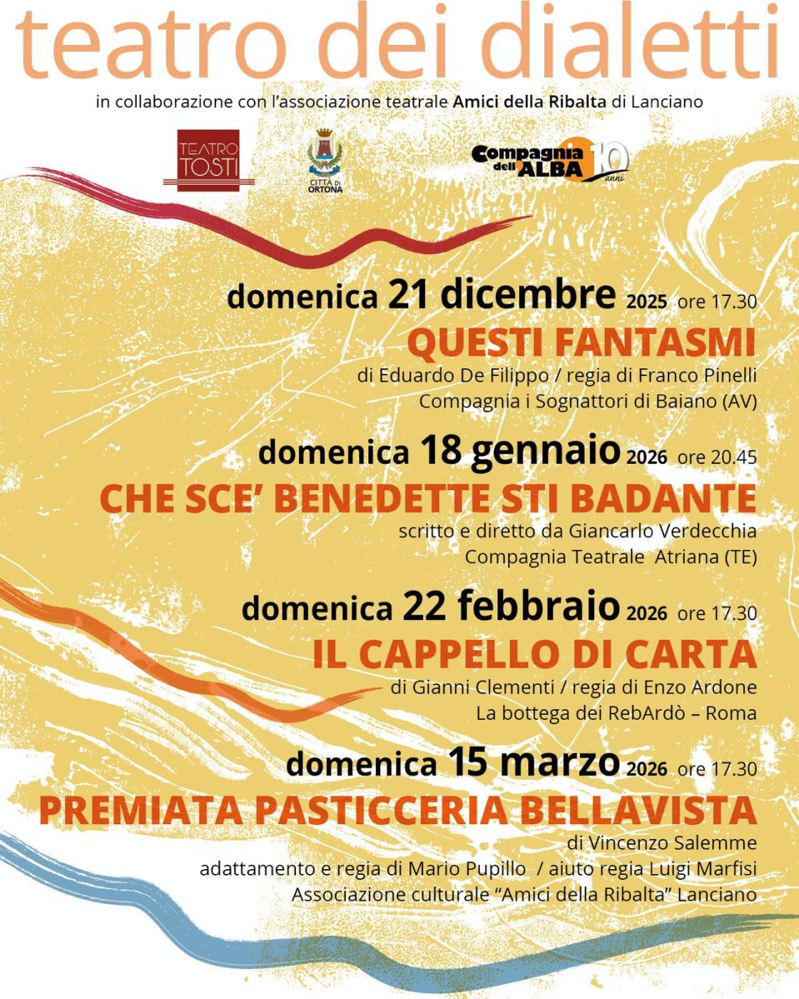 Scopri la stagione del Teatro dei Dialetti 2025/2026