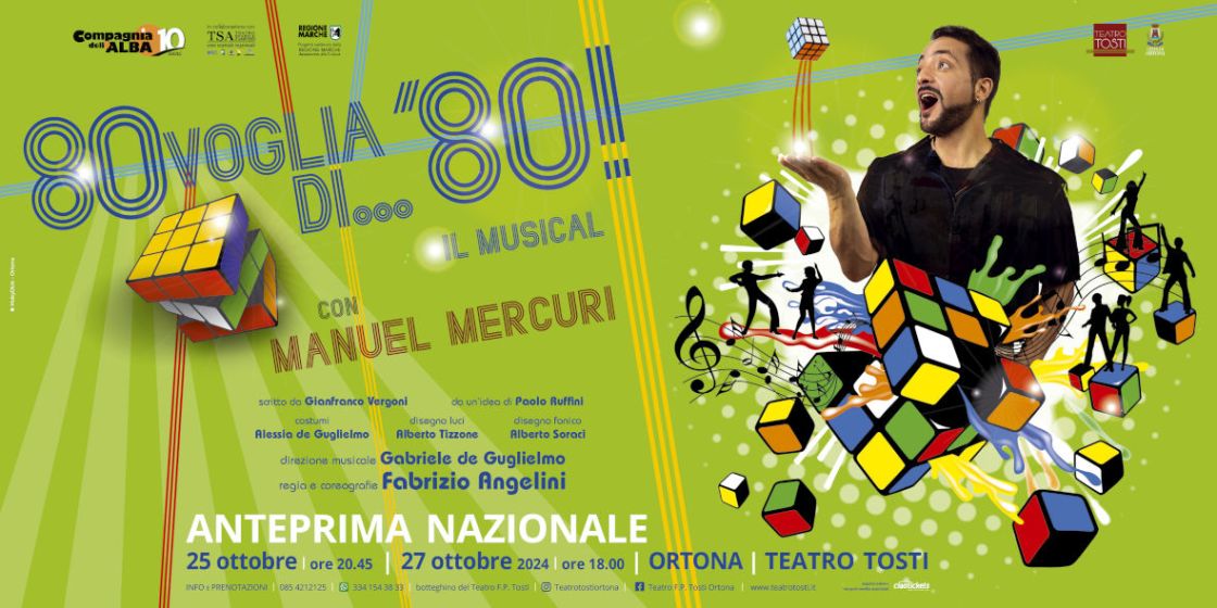 Comunicato Stampa - Presentato il Musical "80 Voglia di… 80!" al Teatro Tosti di Ortona