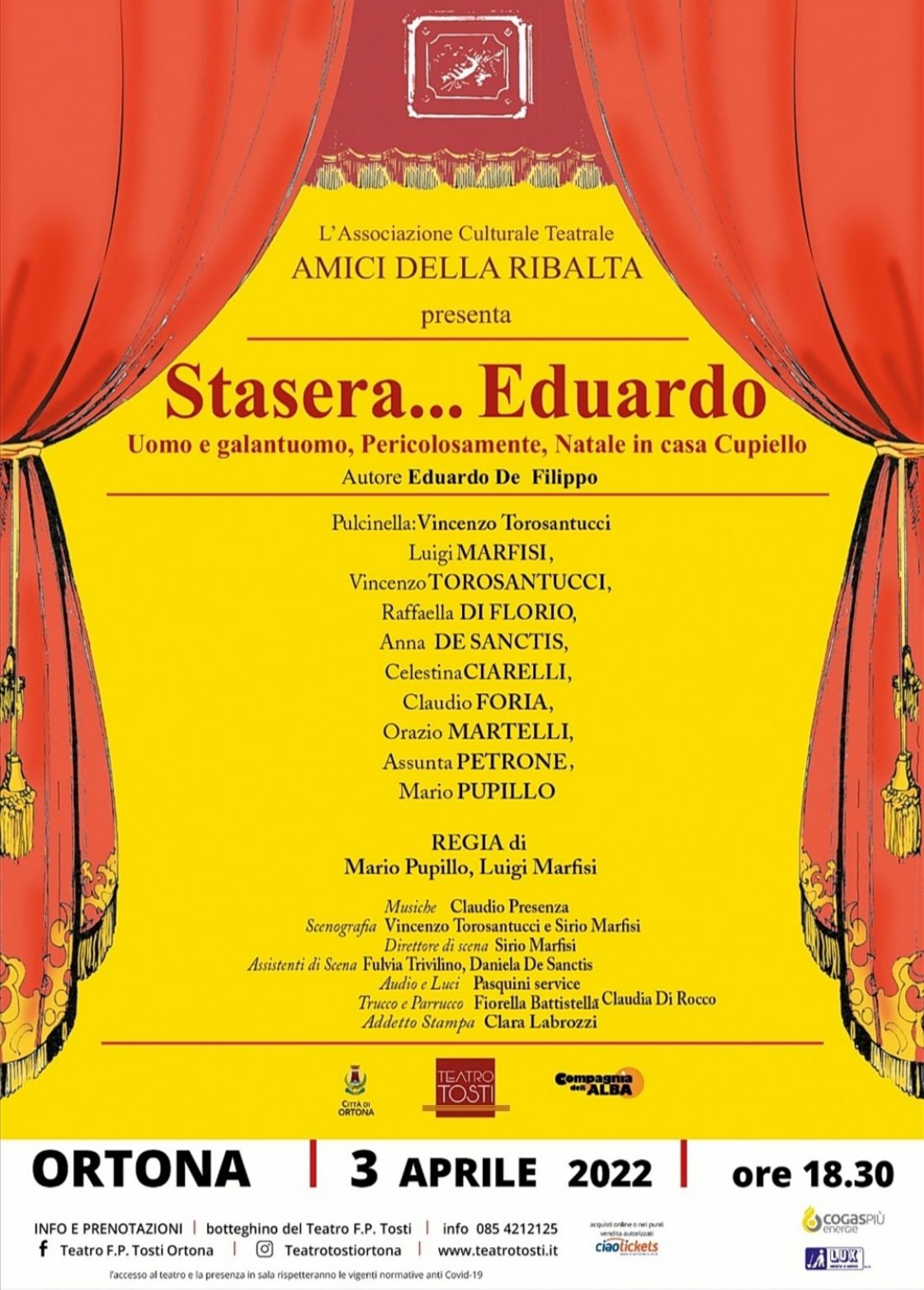 Teatro dialettale al Tosti di Ortona