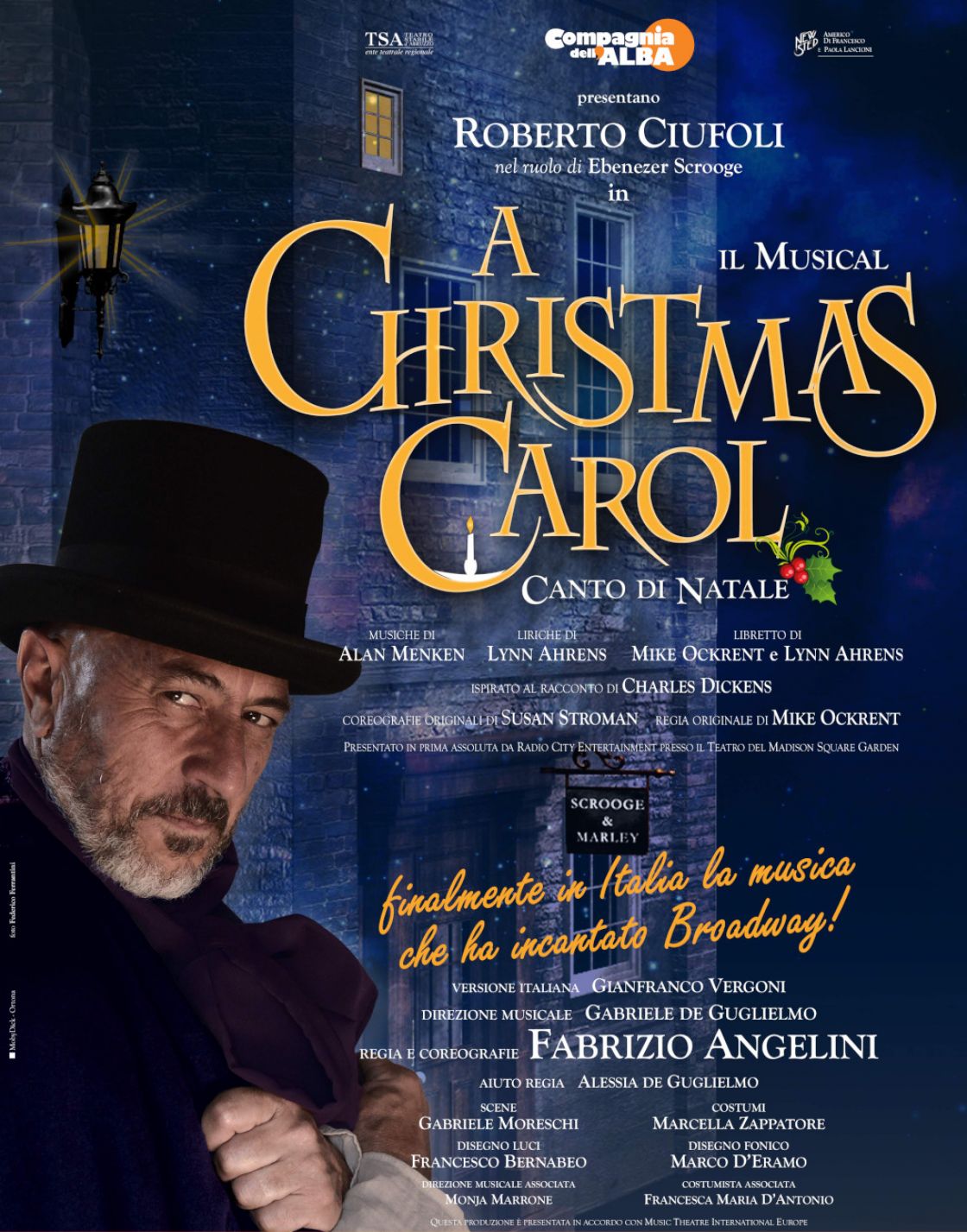 Biglietti Di Natale Maestro Roberto.Aria Di Natale Al Teatro Tosti Con Il Musical A Christmas Carol
