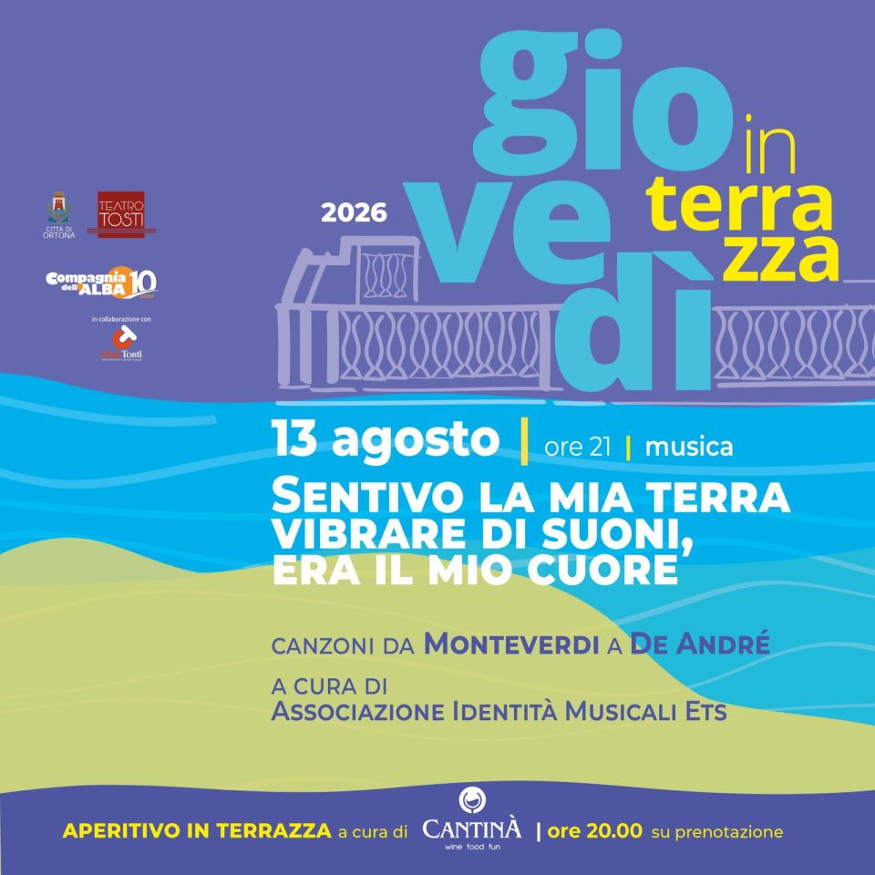 Sentivo la mia terra vibrare di suoni, era il mio cuore