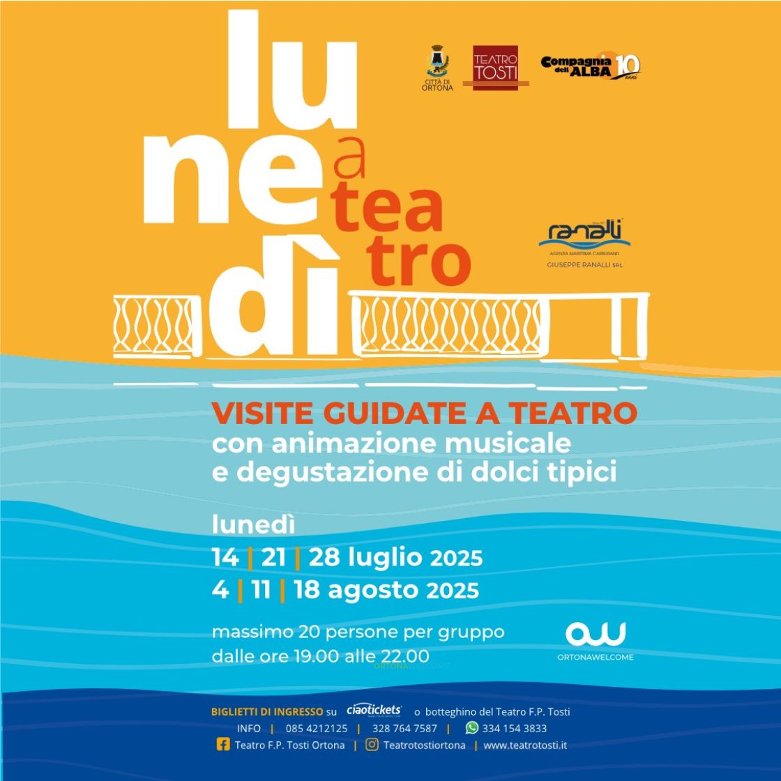 Lunedì a teatro - Visite guidate al teatro Tosti